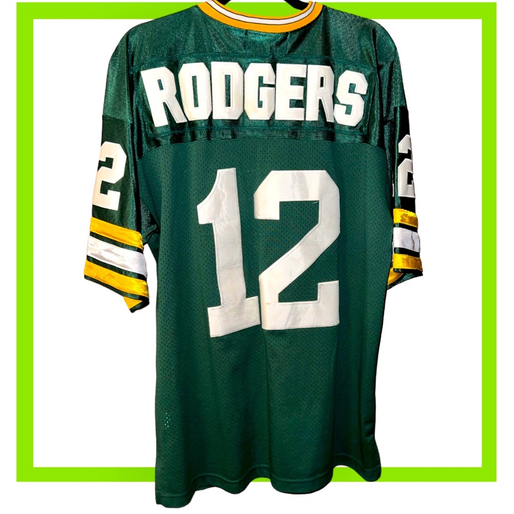 Vintage Aaron rodgers players of the center football jersey